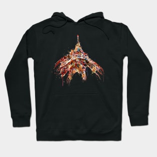 Eiffel Tower Watercolor Hoodie